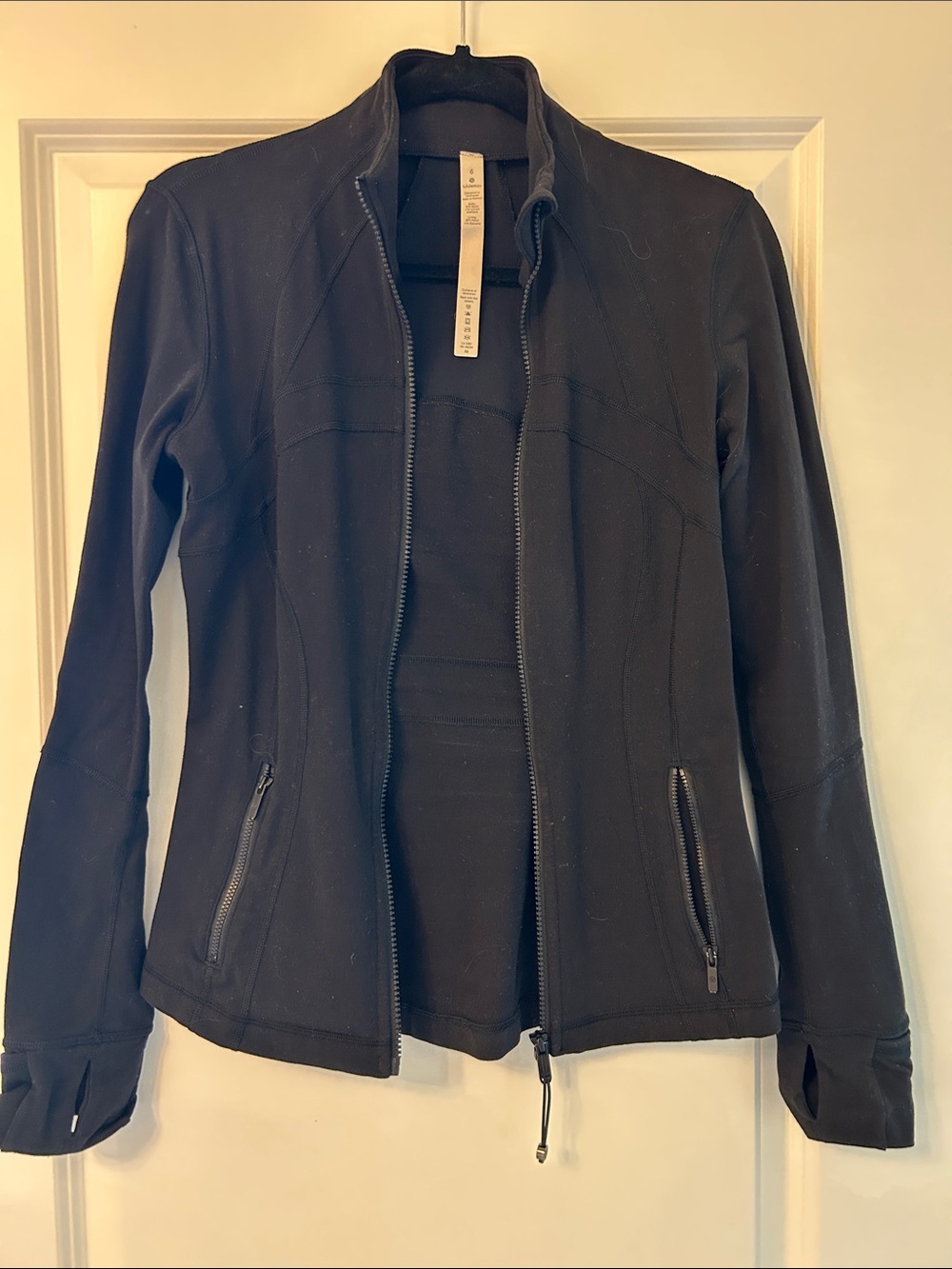 lululemon athletica Black Zip-Up Utility Jacket
